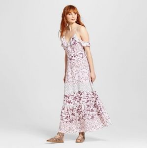 Plus maxi dress off shoulder